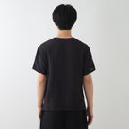 Crepe Gauze t-shirt in Black