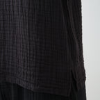 Crepe Gauze t-shirt in Black