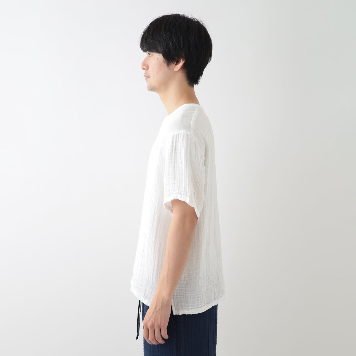 Crepe Gauze t-shirt in White