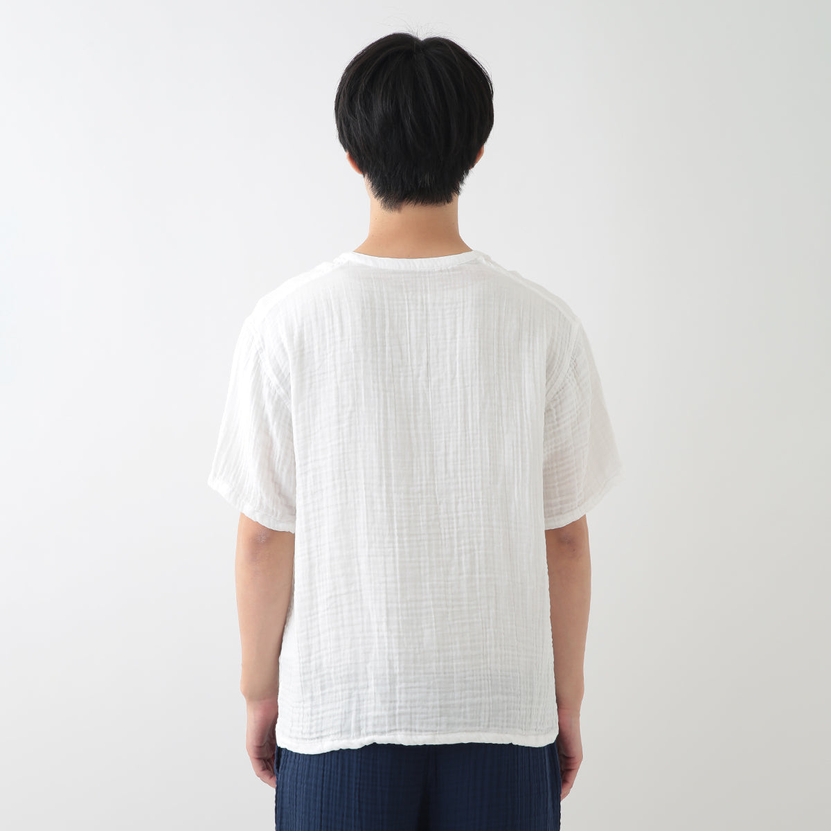 Crepe Gauze t-shirt in White