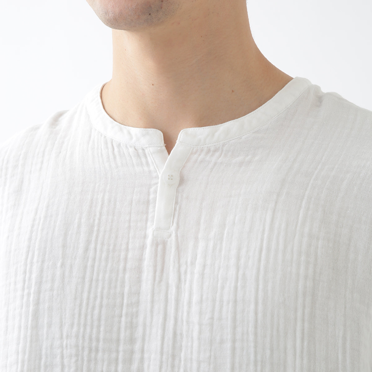 Crepe Gauze t-shirt in White