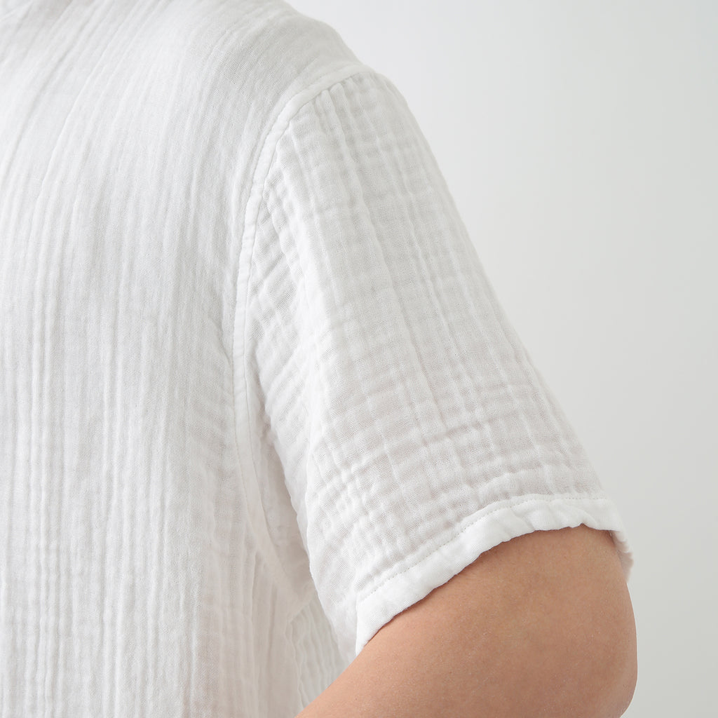 Crepe Gauze t-shirt in White