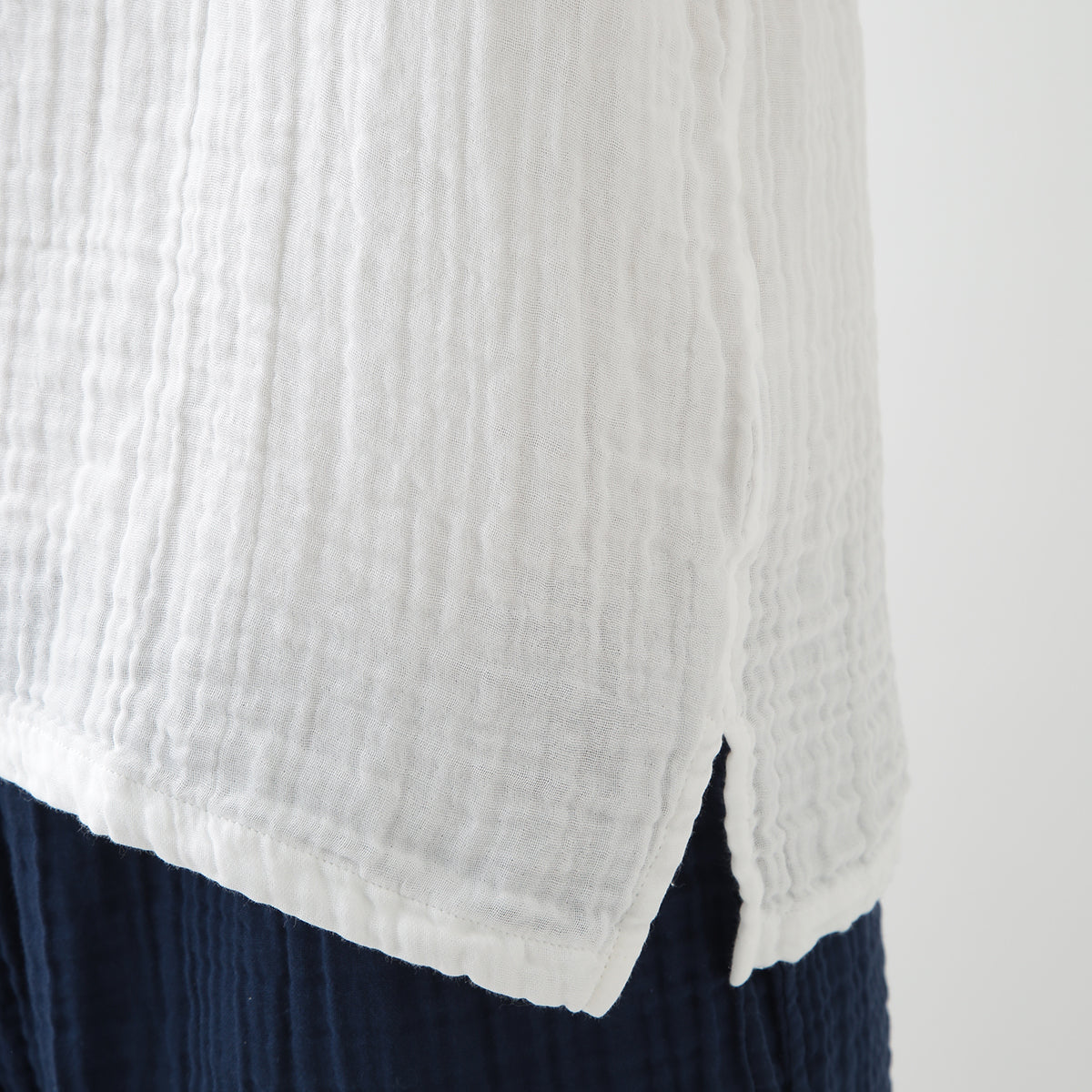 Crepe Gauze t-shirt in White
