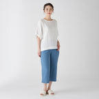 Crepe Gauze blouse in White