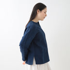 Marshmallow Gauze pullover in Dark Blue