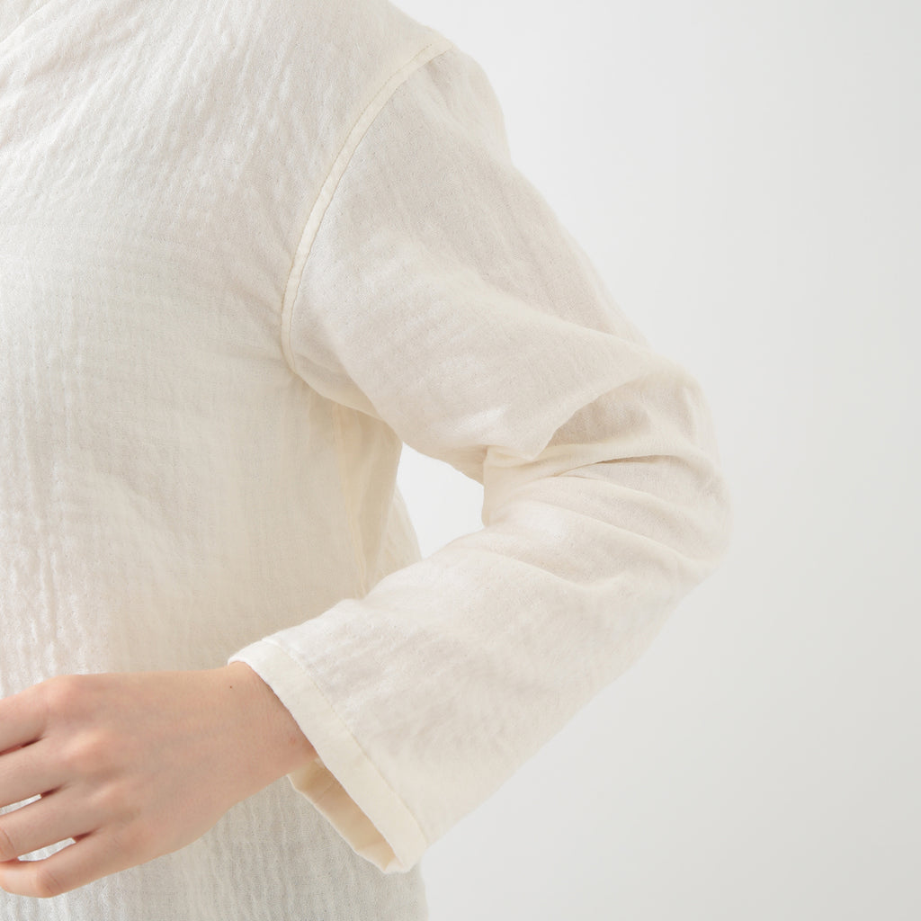 Marshmallow Gauze pullover in Ivory