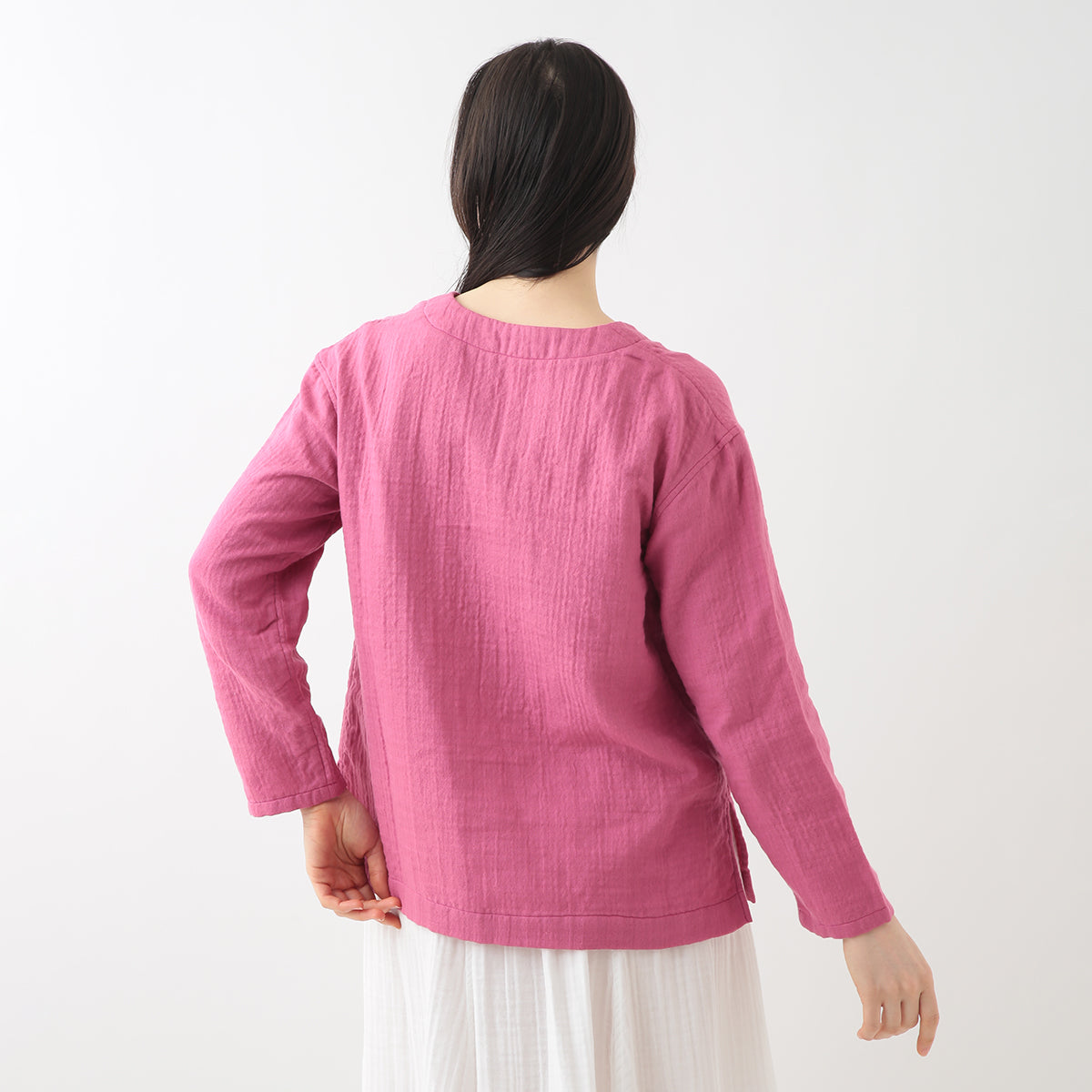 Marshmallow Gauze pullover in Pink