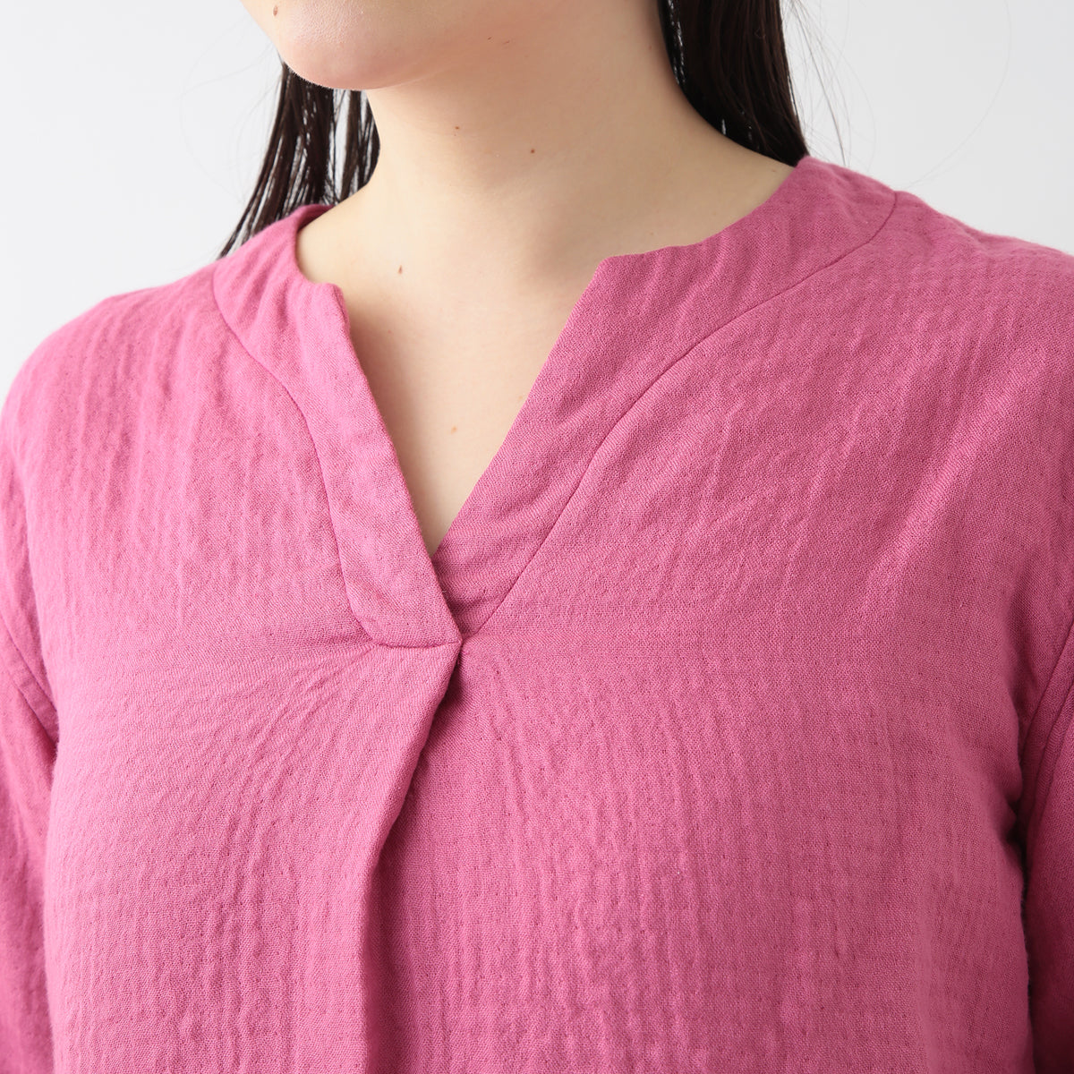 Marshmallow Gauze pullover in Pink
