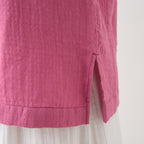 Marshmallow Gauze pullover in Pink