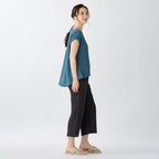 Crepe Gauze pullover in Dark Blue