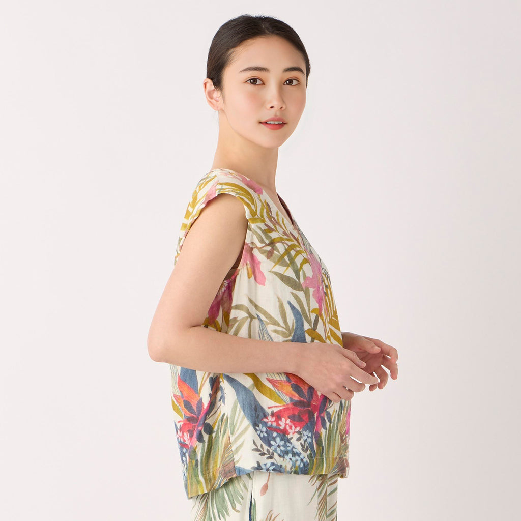 Marshmallow Gauze pullover in Ivory