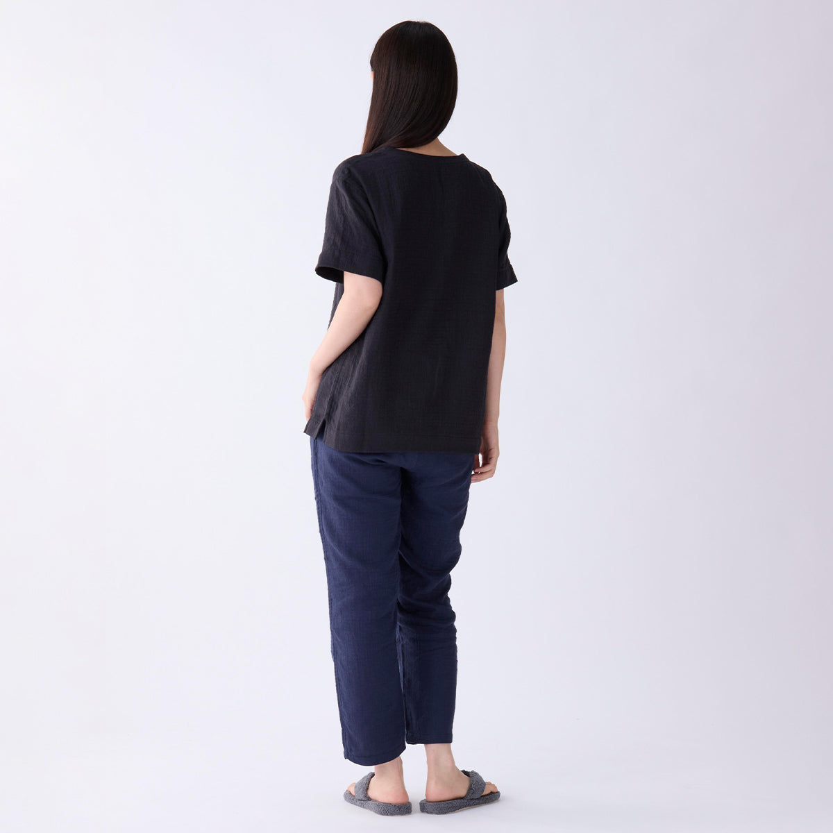 Marshmallow Gauze t-shirt in Black