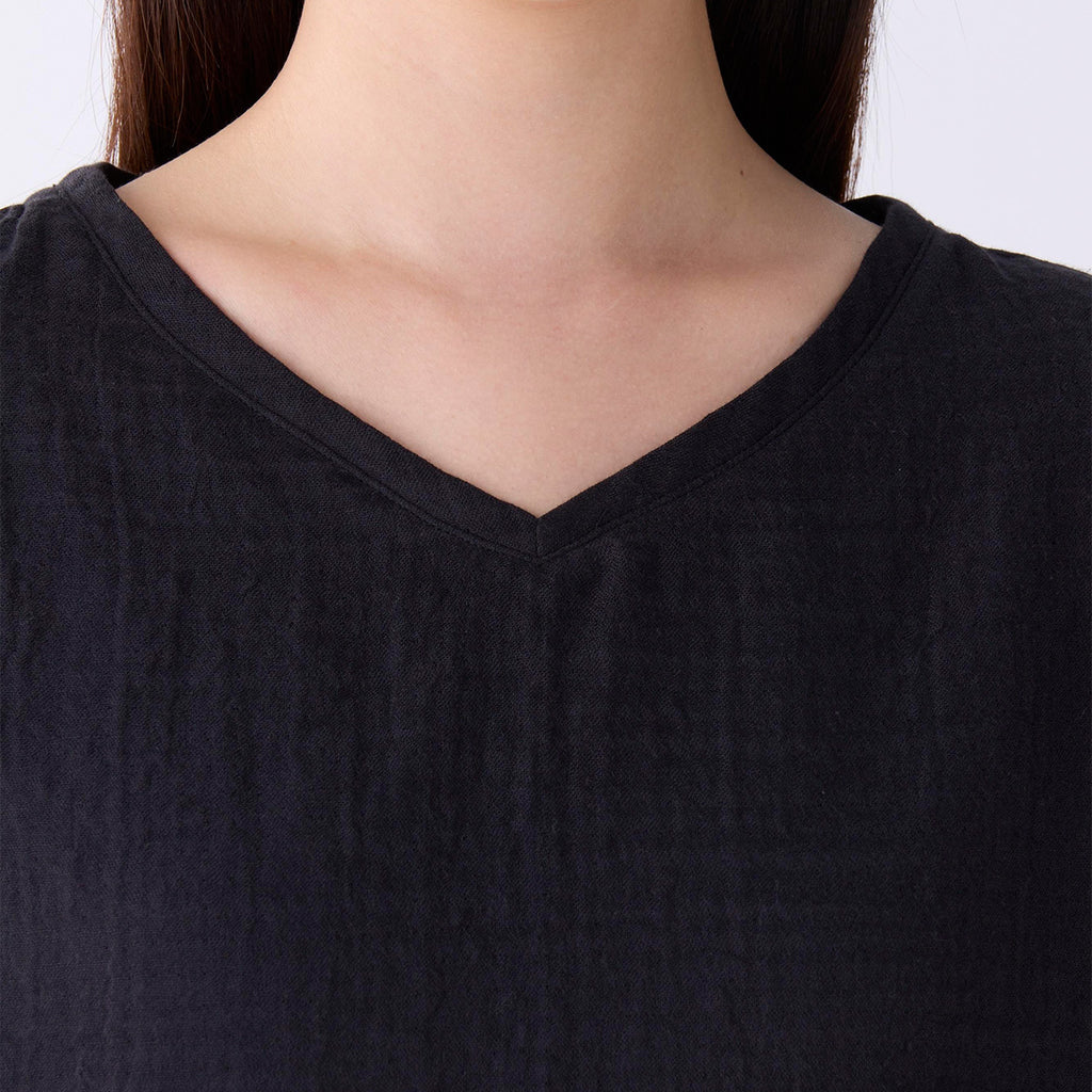 Marshmallow Gauze t-shirt in Black