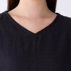 Marshmallow Gauze t-shirt in Black