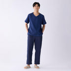 Marshmallow Gauze t-shirt in Dark Blue