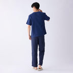 Marshmallow Gauze t-shirt in Dark Blue