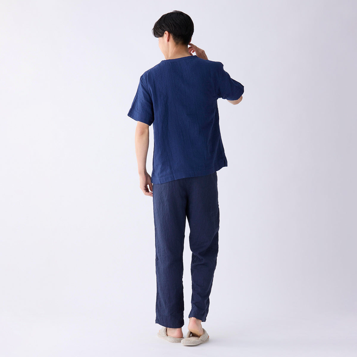 Marshmallow Gauze t-shirt in Dark Blue