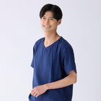 Marshmallow Gauze t-shirt in Dark Blue