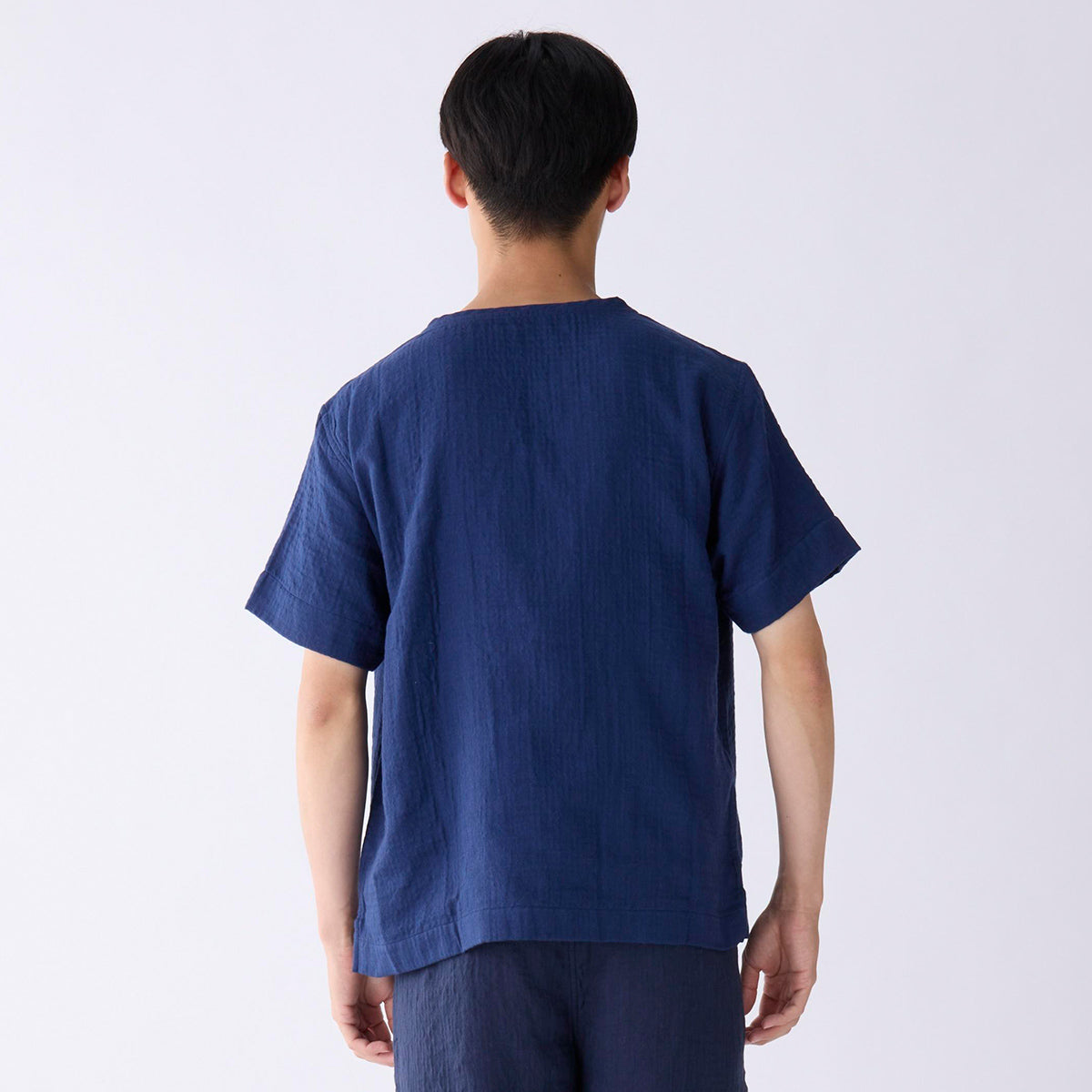 Marshmallow Gauze t-shirt in Dark Blue