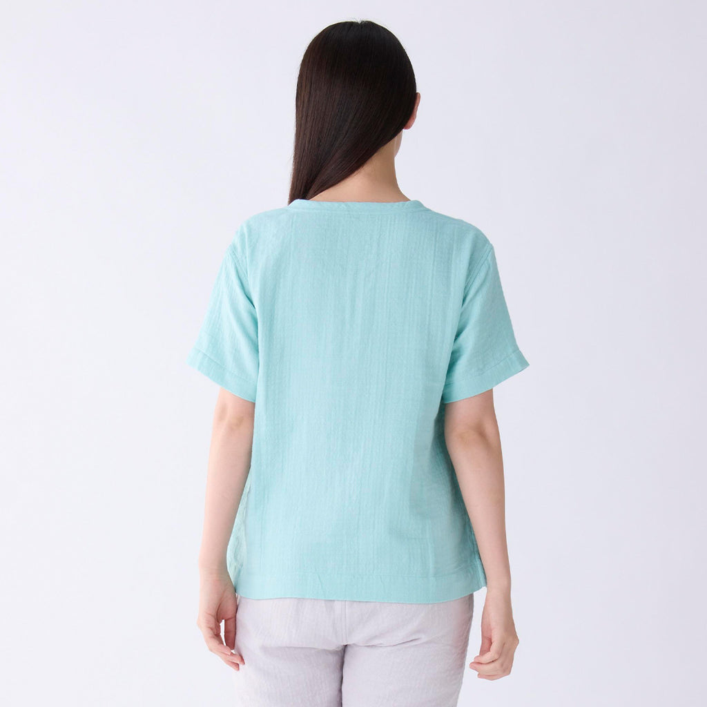 Marshmallow Gauze t-shirt in Light Blue