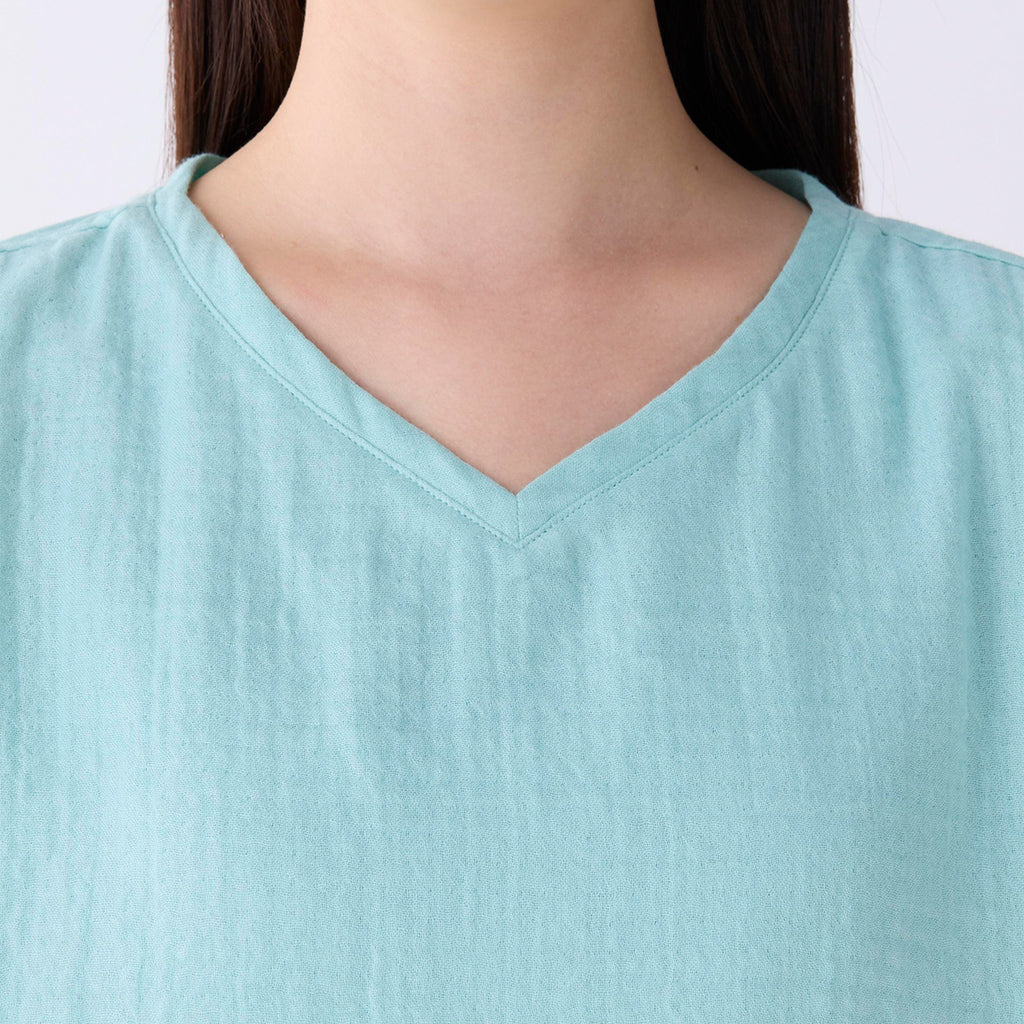 Marshmallow Gauze t-shirt in Light Blue