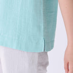 Marshmallow Gauze t-shirt in Light Blue