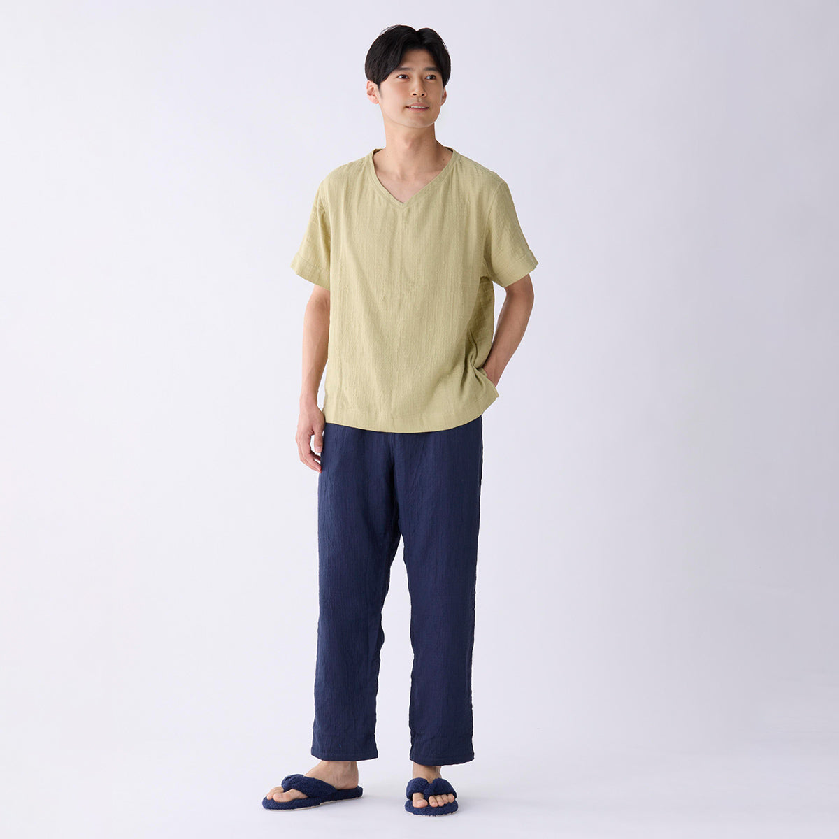 Marshmallow Gauze t-shirt in Light Green