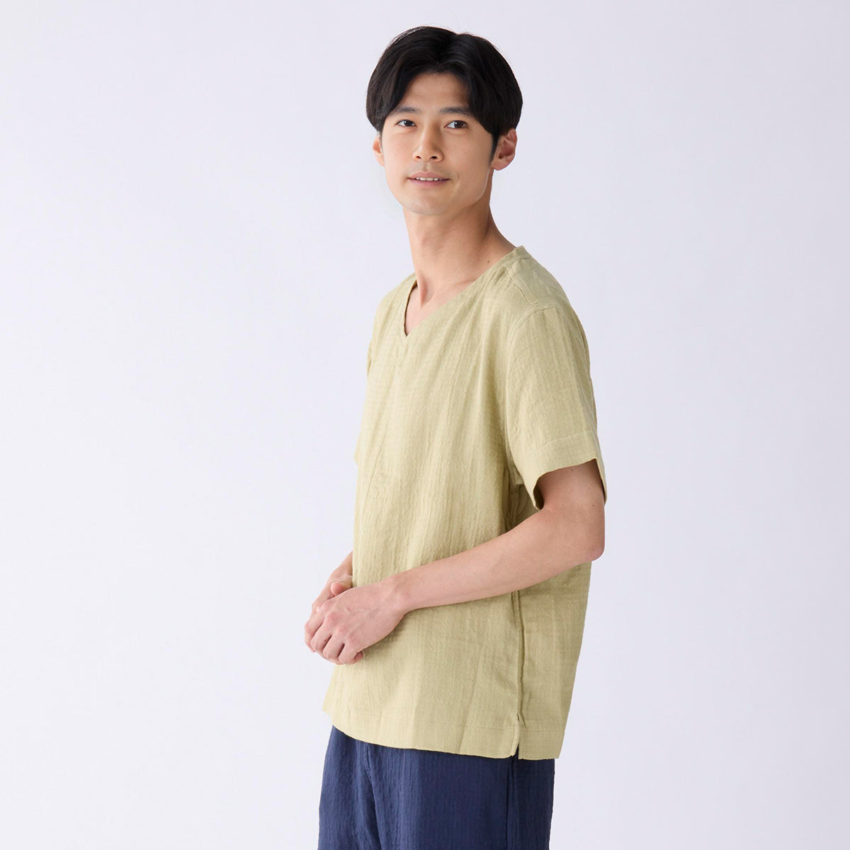 Marshmallow Gauze t-shirt in Light Green