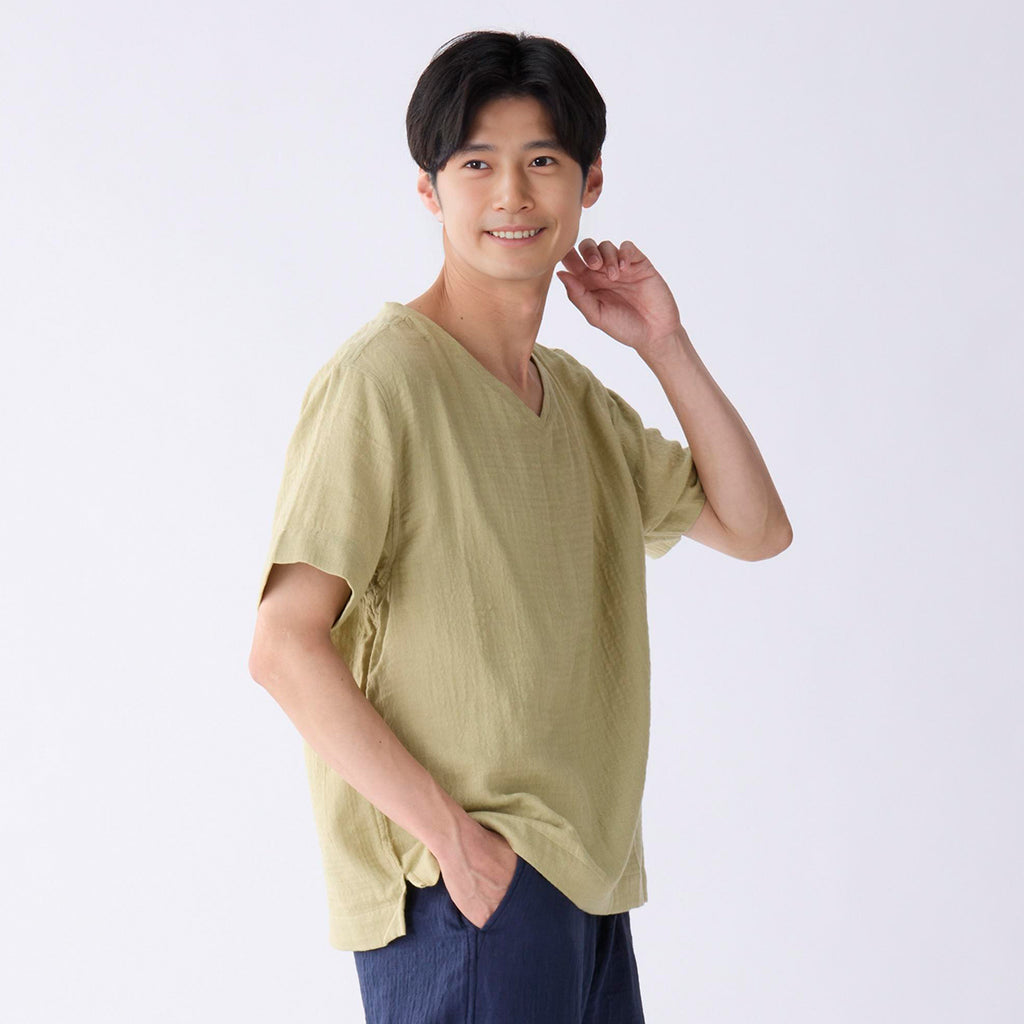 Marshmallow Gauze t-shirt in Light Green