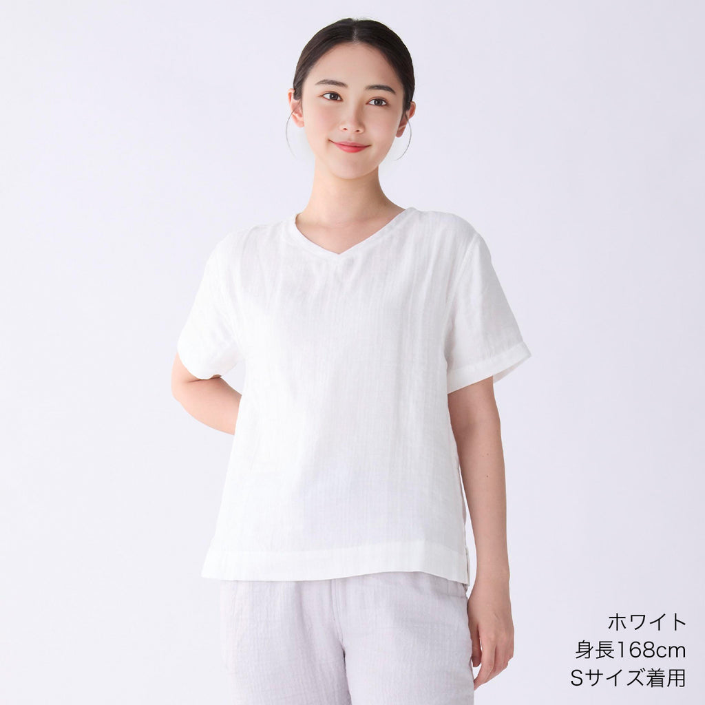 Marshmallow Gauze t-shirt in White