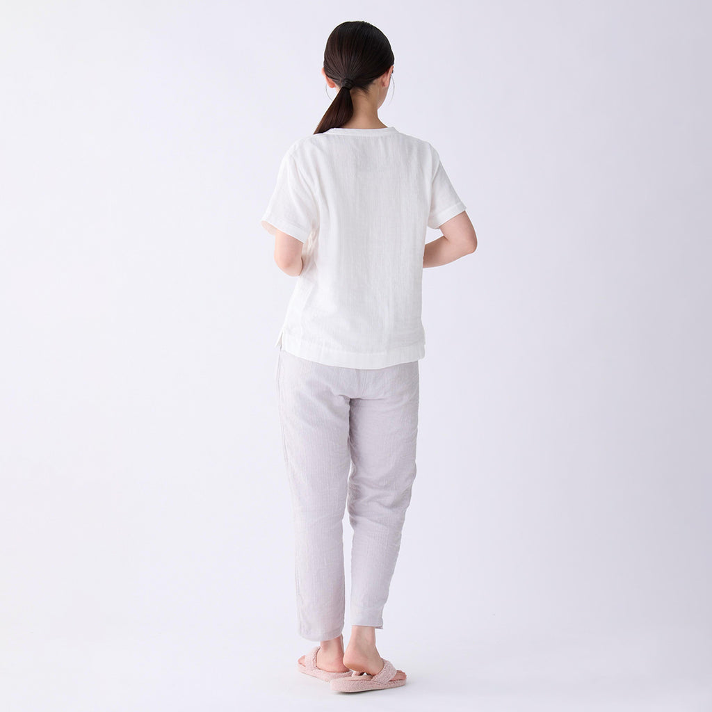 Marshmallow Gauze t-shirt in White