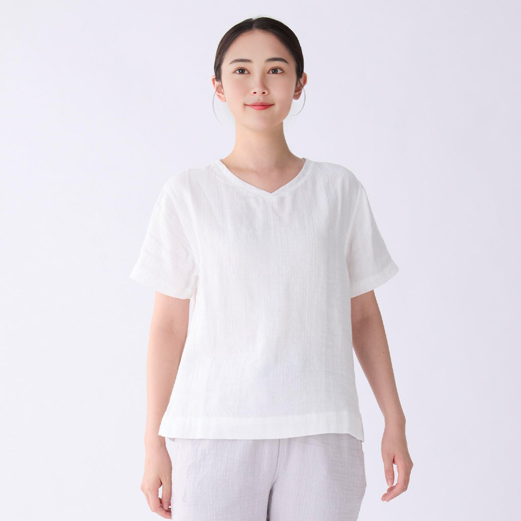 Marshmallow Gauze t-shirt in White