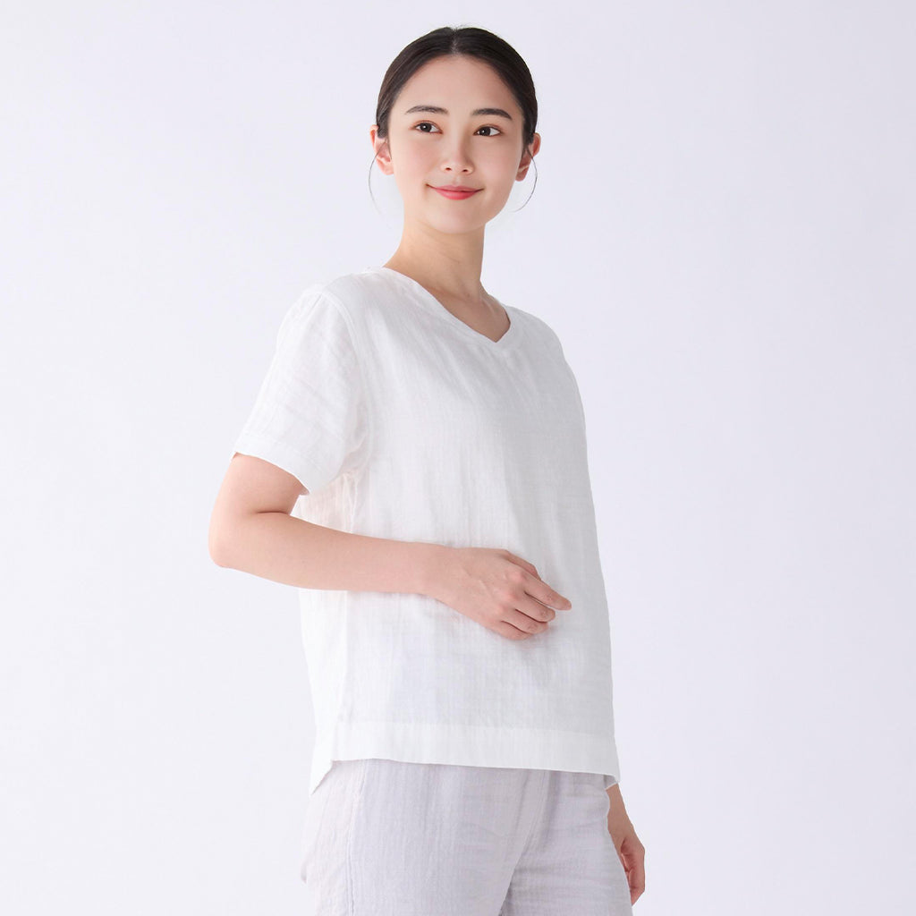 Marshmallow Gauze t-shirt in White