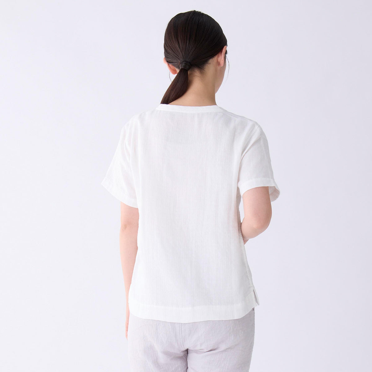 Marshmallow Gauze t-shirt in White