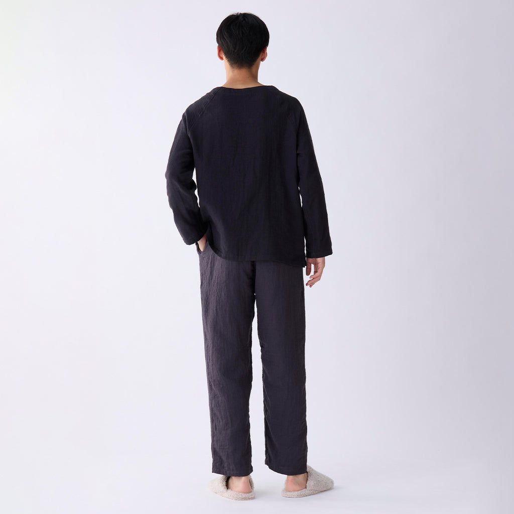 Marshmallow Gauze t-shirt in Black