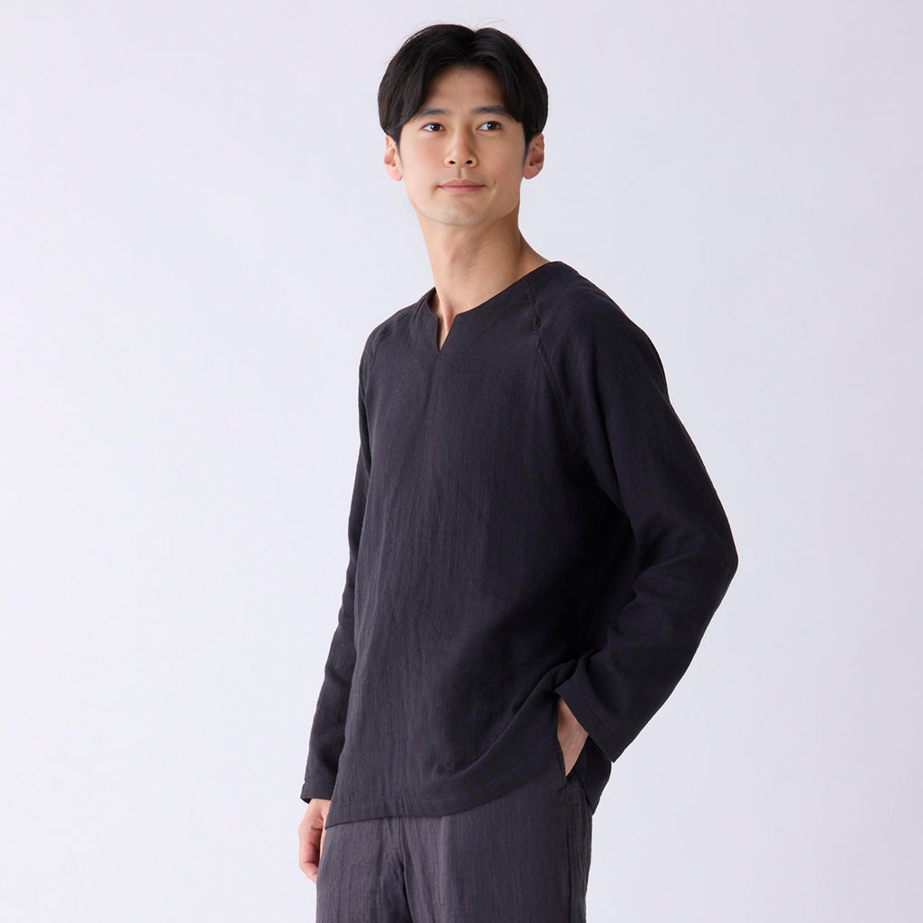 Marshmallow Gauze t-shirt in Black