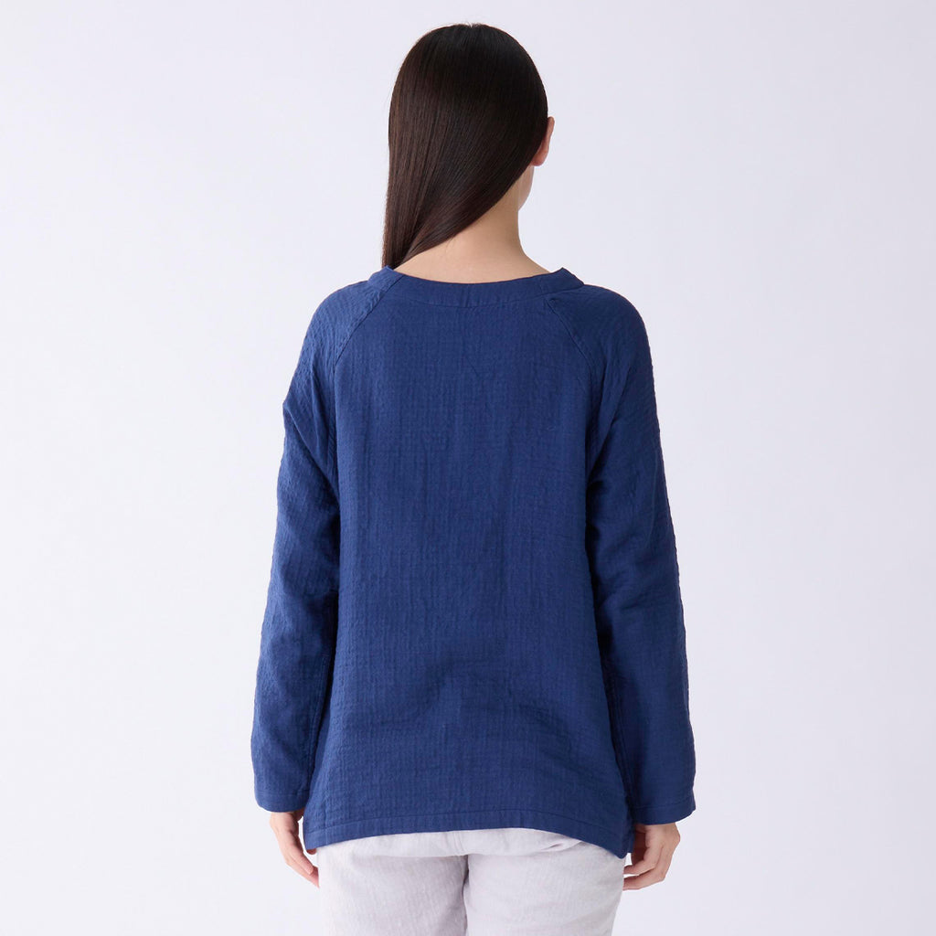 Marshmallow Gauze t-shirt in Dark Blue