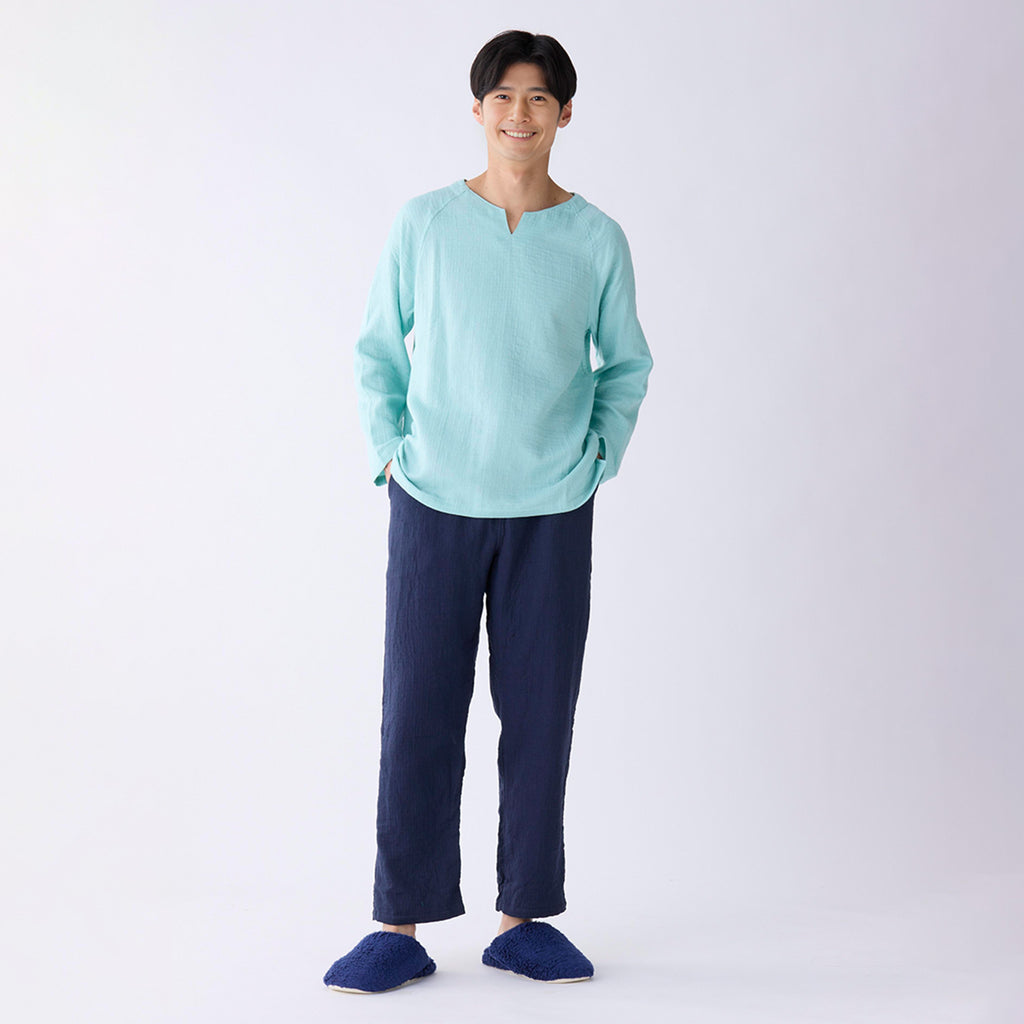 Marshmallow Gauze t-shirt in Light Blue