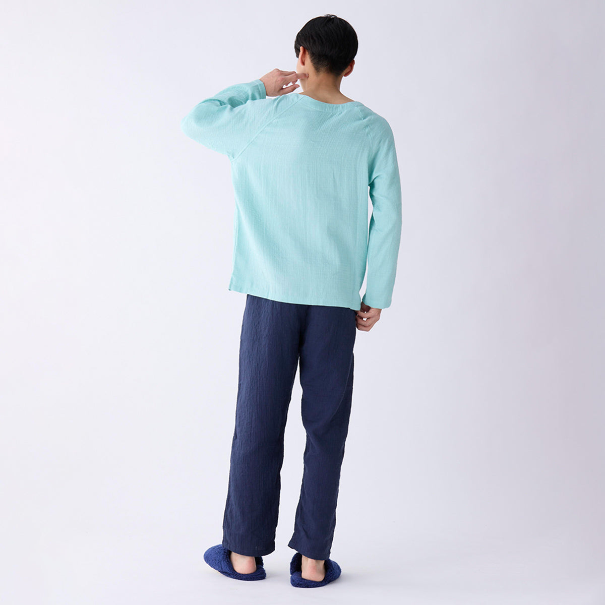 Marshmallow Gauze t-shirt in Light Blue