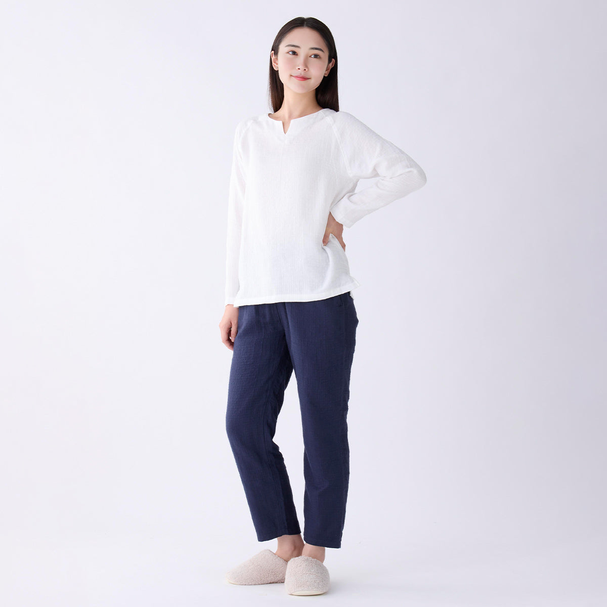 Marshmallow Gauze t-shirt in White
