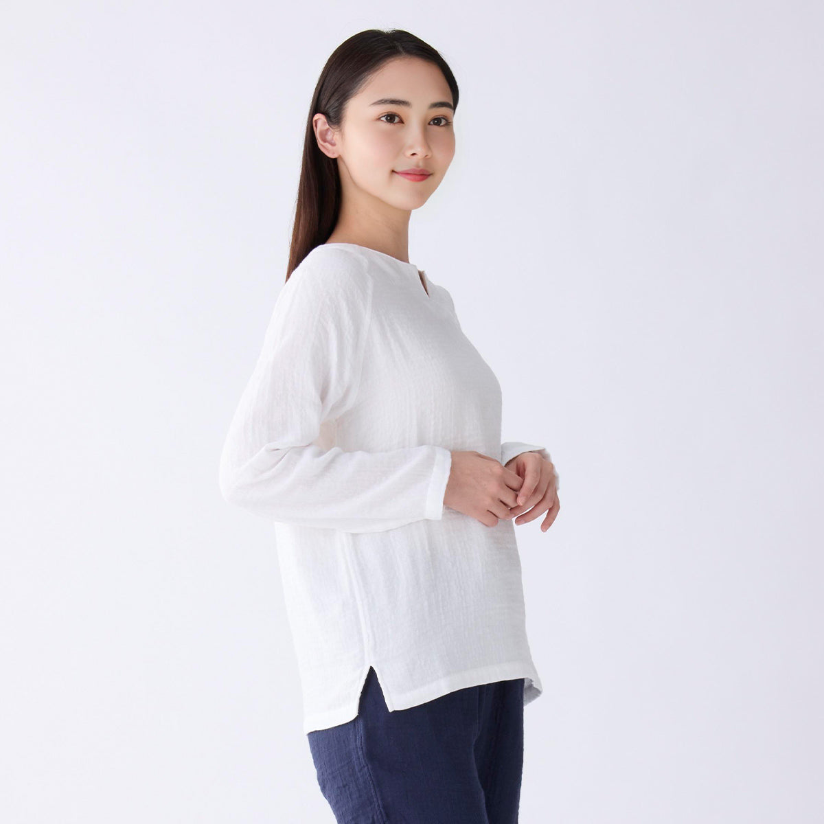Marshmallow Gauze t-shirt in White