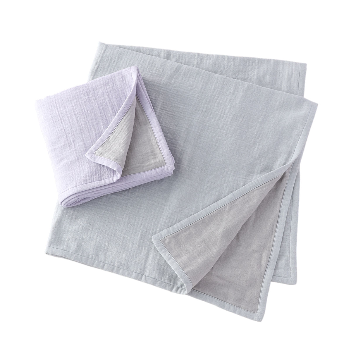 Marshmallow Gauze baby swaddle wrap in Green