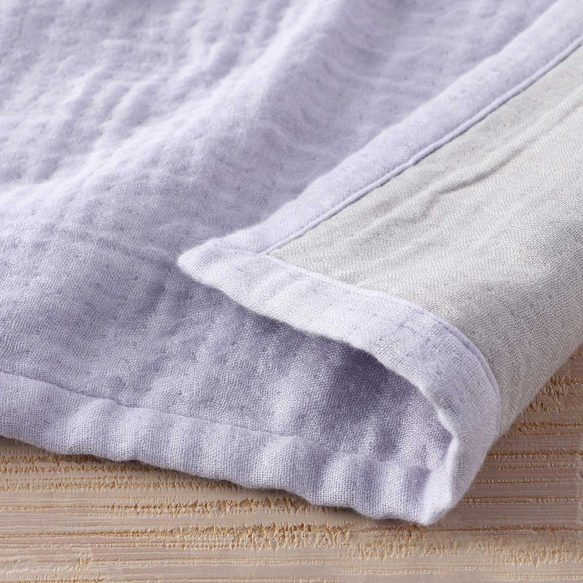 Marshmallow Gauze baby swaddle wrap in Violet