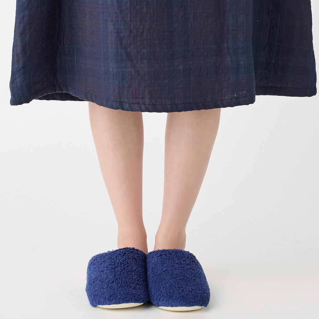 Marshmallow Gauze dress in Dark Blue