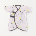 Marshmallow Gauze baby bodysuit in Grey