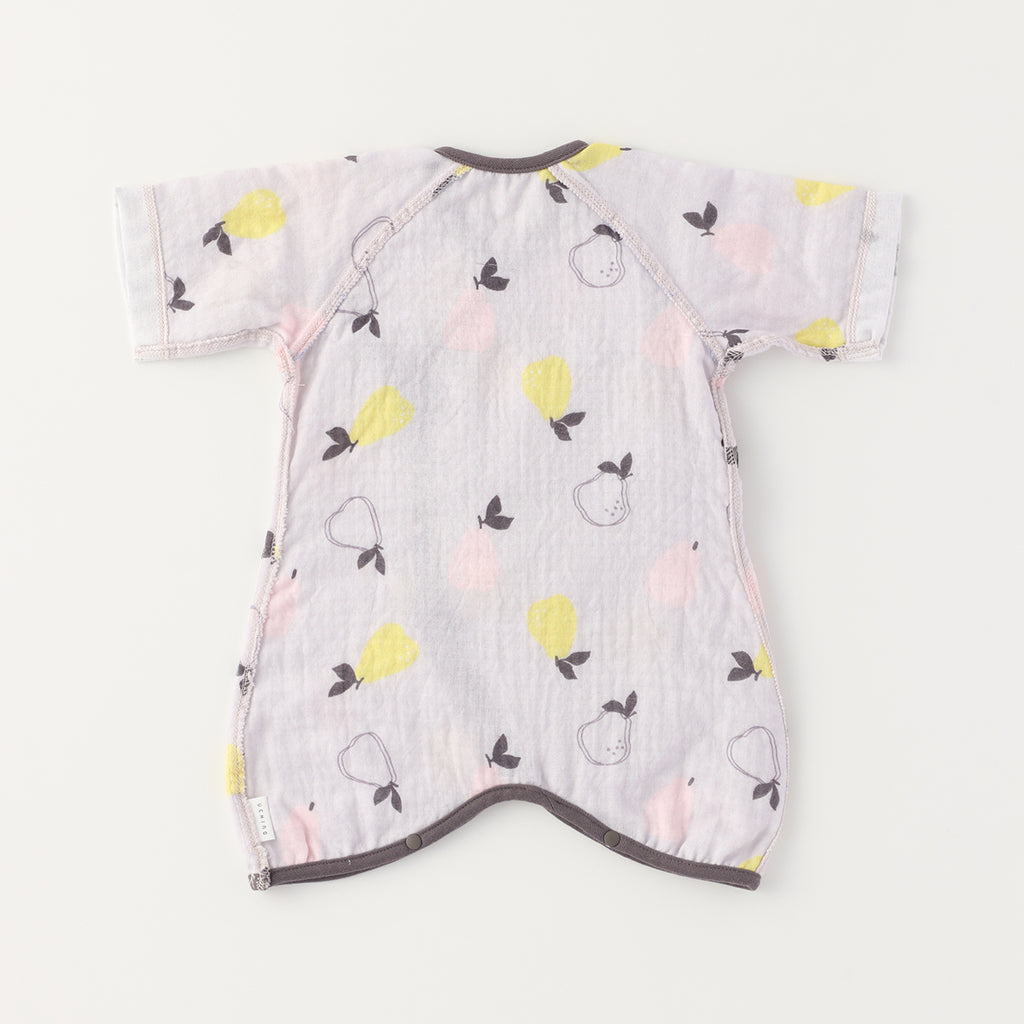 Marshmallow Gauze baby bodysuit in Grey