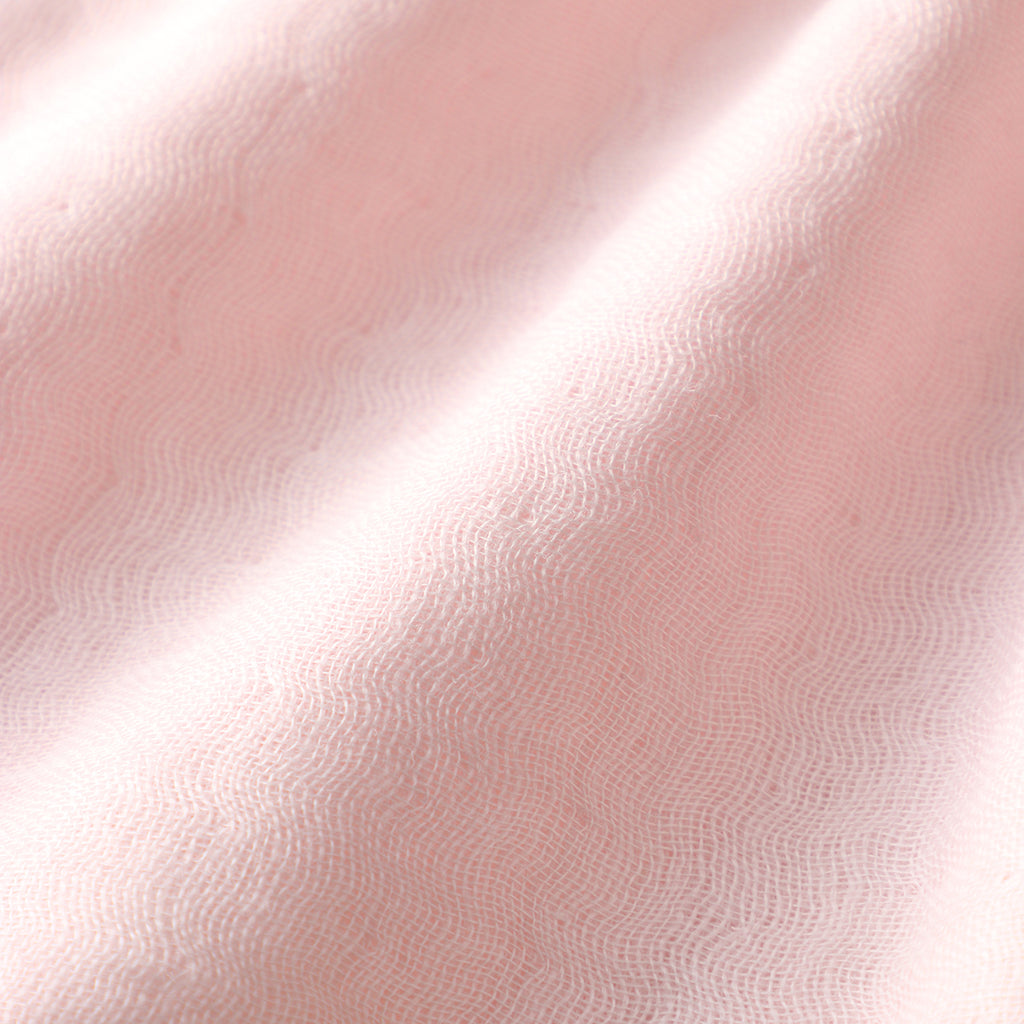 Marshmallow Gauze & Pile guest towel with loop in Pink
