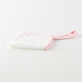 Marshmallow Gauze & Pile guest towel with loop in White