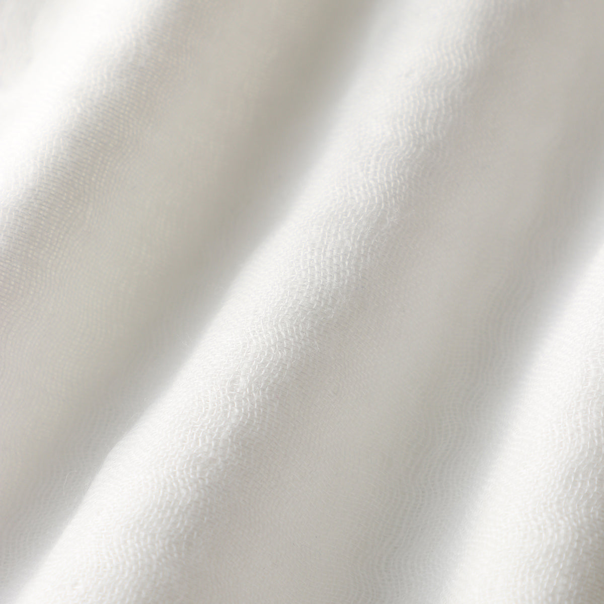 Marshmallow Gauze & Pile guest towel with loop in White