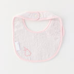 Marshmallow Gauze & Pile bib in Light Grey